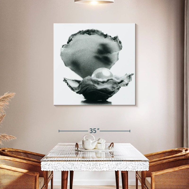 Brampt Monochromatic Oyster Pearl, 39'' H x 39'' W