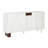 Modern Sideboard Buffet Cabinet with 4 Doors and Adjustable Shelves