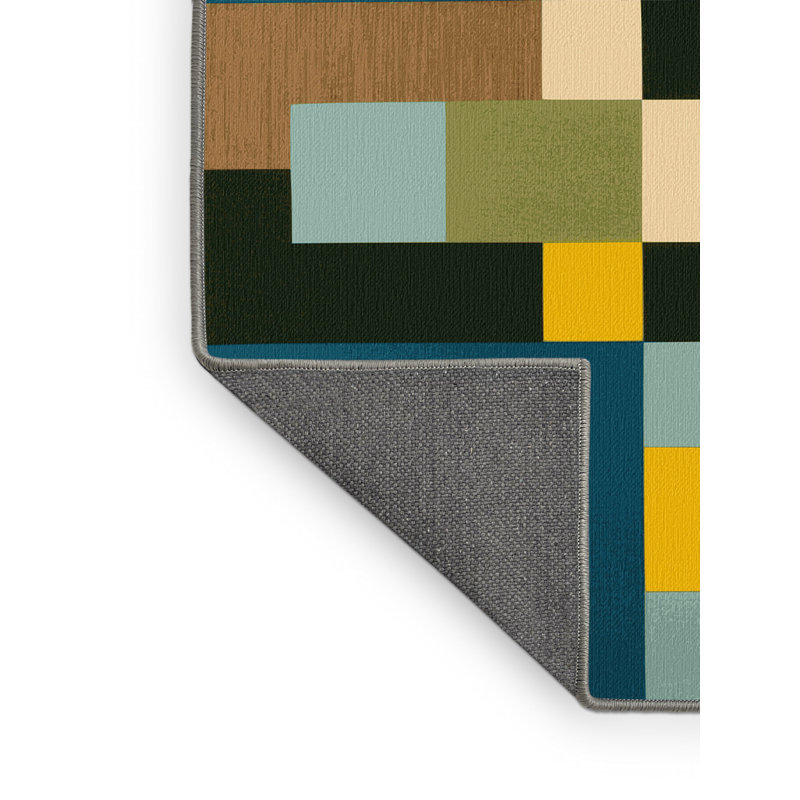 Block Spectrum Rug, Round 3'