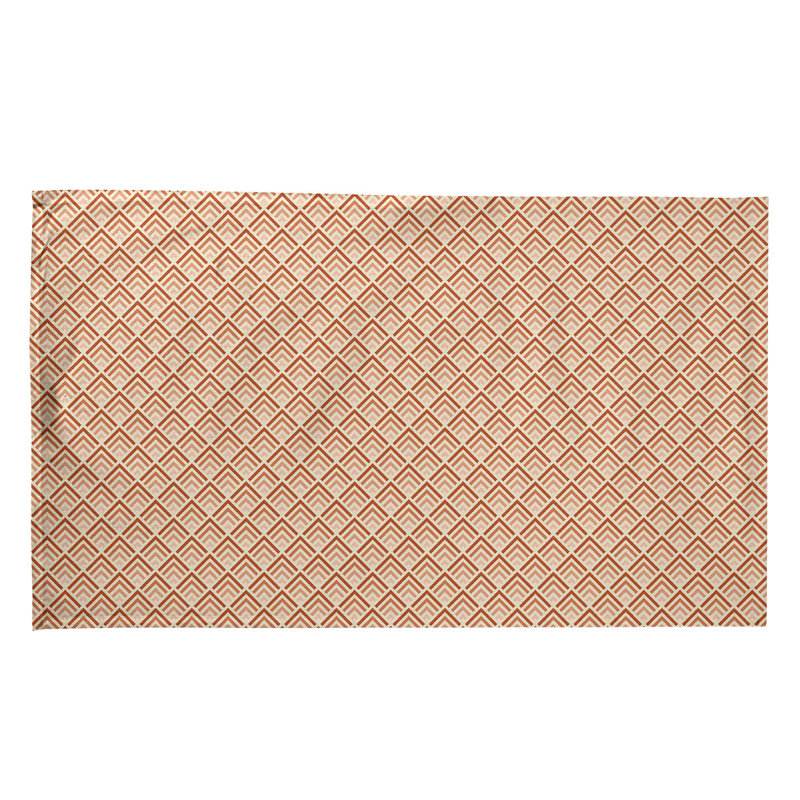 Tea Towel Kitchen Towel, Orange, Cotton Twill