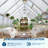 Quick-Assembly Polycarbonate Walk-in Greenhouse with Roof Vent for Outdoor Garden Ventilation-124939456
