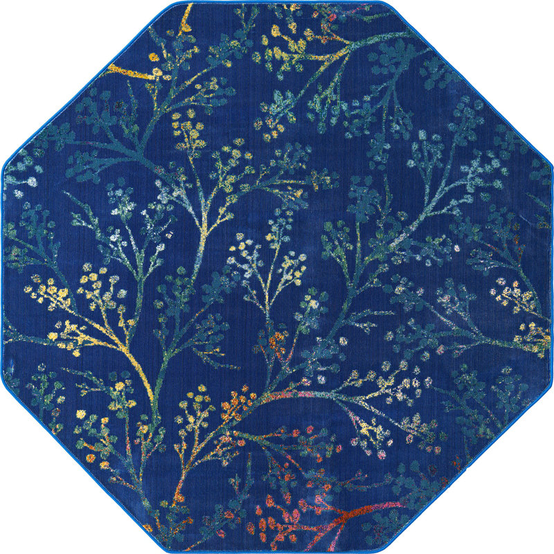 Tapis de campagne Country & Floral, Octogone 6 pi