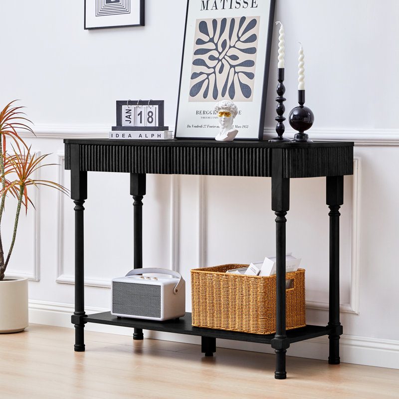 Console 43,31 po, H 31,49 po x l 43,3 po x P 15,74 po, Noir