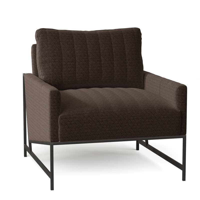 Sparta 30.5" Wide Armchair, 9508 Smoke, Sparta Bronze