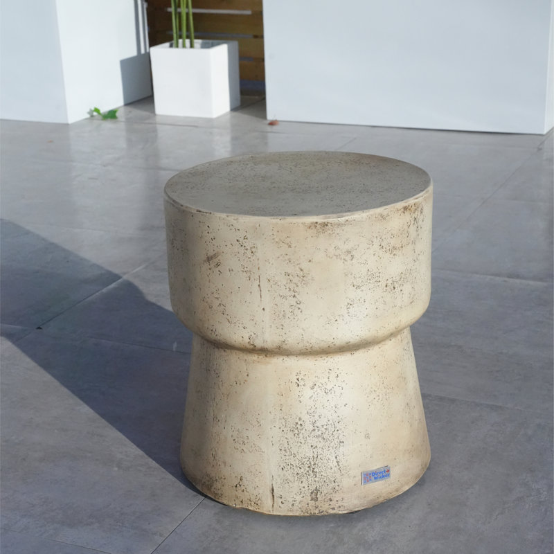 Clian Round Outdoor Side Table - 32.12 cm W 32.12 cm D