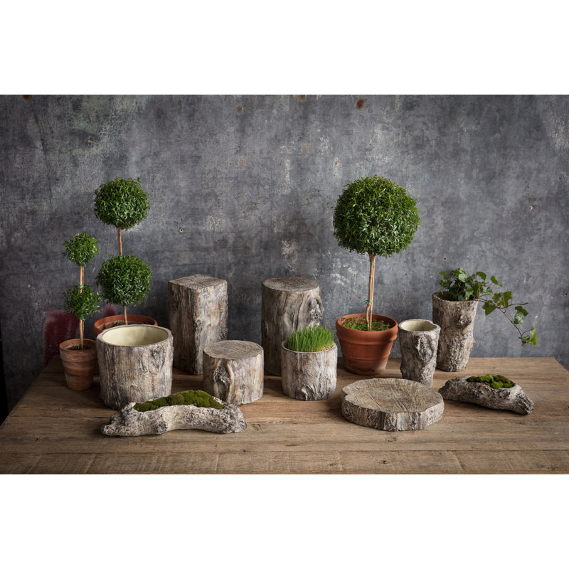 Fuchs Stone Pedestal Plant Stand