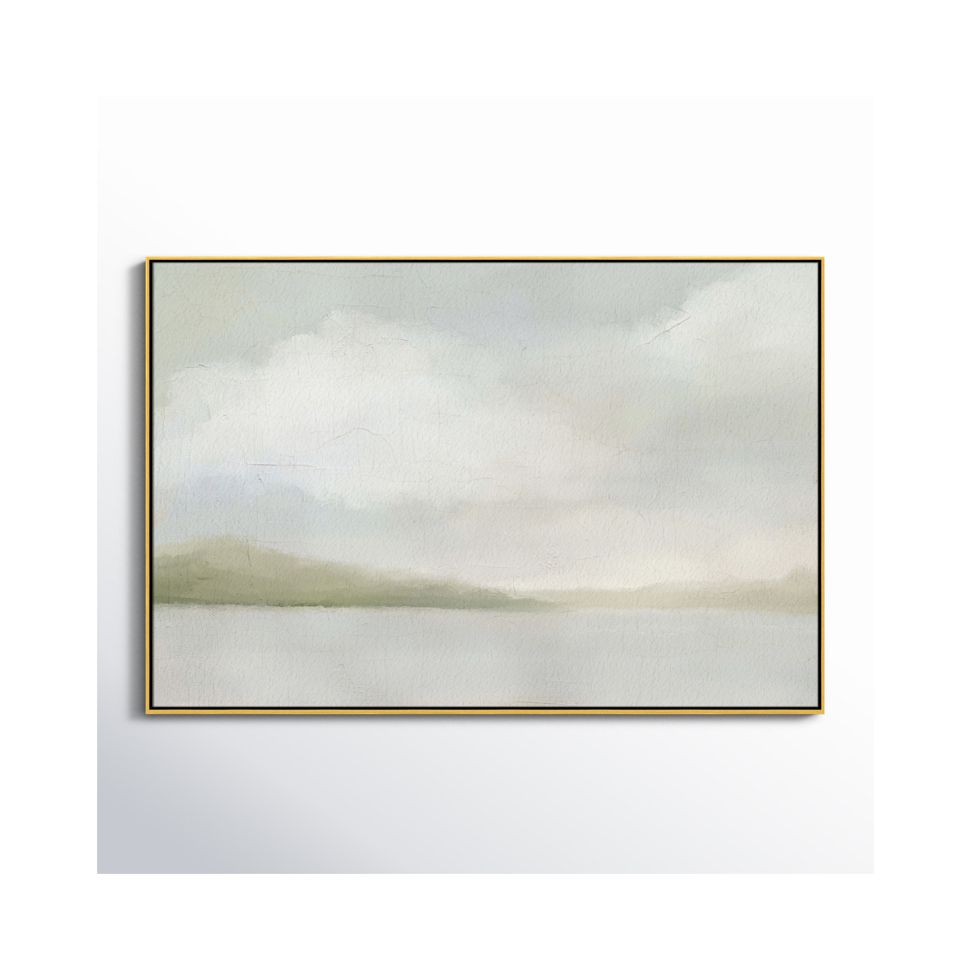 A Tranquil Morning, 41.5" H x 61.5" W, Gold