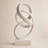 Modern Abstract Ribbon Knot Sculpture Decor