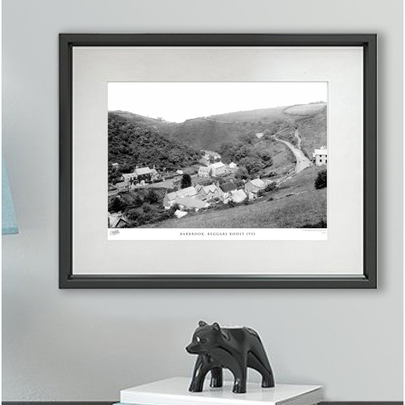 Barbrook, Beggars Roost 1935 - Single Picture Frame Print, 40cm H x 50cm W x 2.3cm D