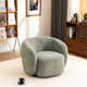Munehito Upholstered Swivel Barrel Chair