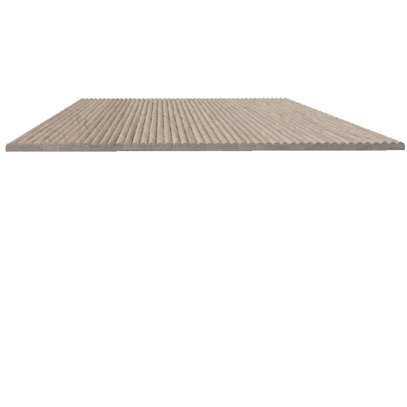 Tambour uni de 1/4 po (T 0,25 po), l 24 po x L 46 po, Chêne blanc
