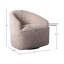 Chaise pivotante rembourrée à 360 degrés
