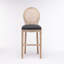 Chaise d'appoint empilable en gris foncé antique