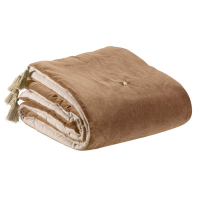 Arian Polyester Solid Colour Bedspread