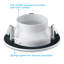 4" Recessed Light Trim, Metal Step Baffle Trim for PAR16, PAR20, R20-109700352