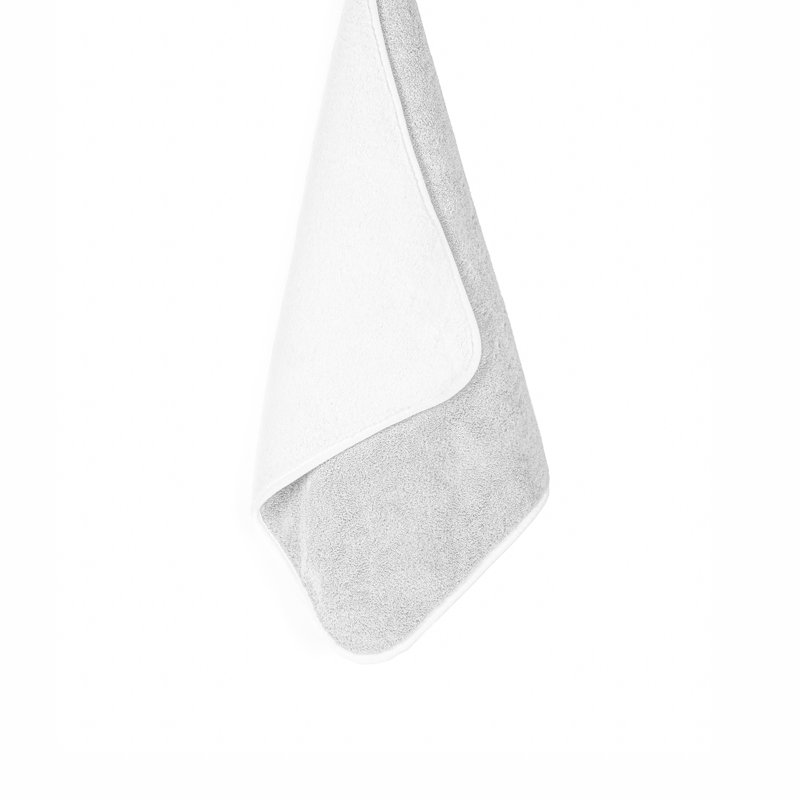 Bicolore Towel, Bath Towel, White/Cloud