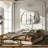 Decorative Asymmetrical Deep Metal Framed Mirror-1565592219-1565592220