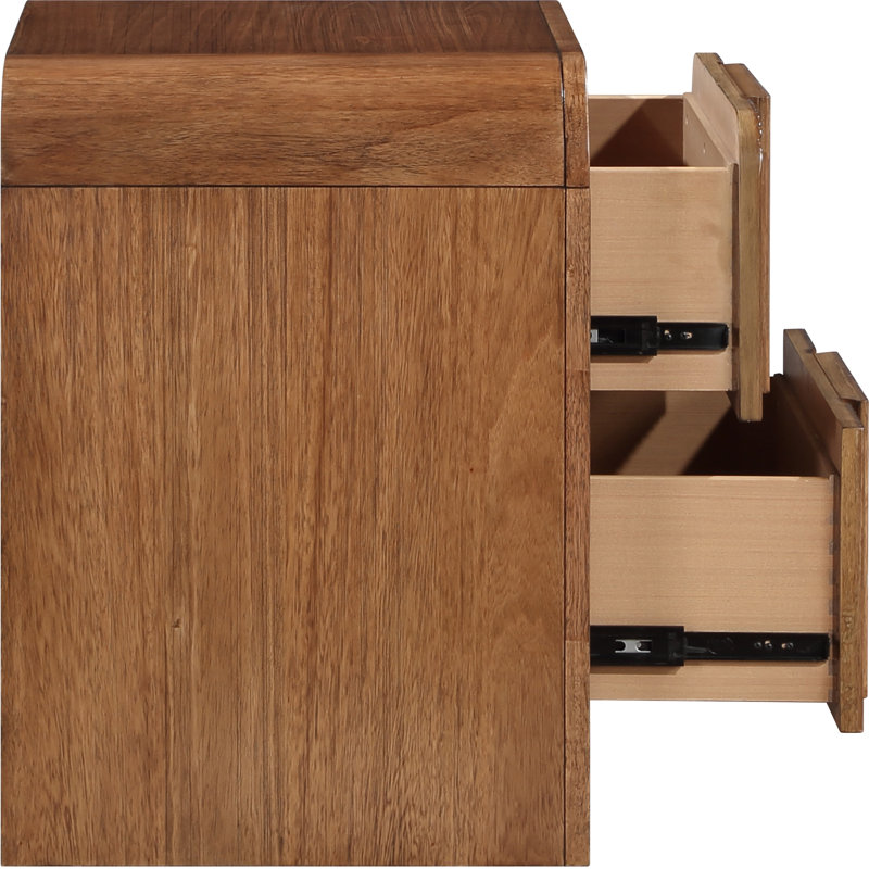 Ishana 26'' W Nightstand, Walnut