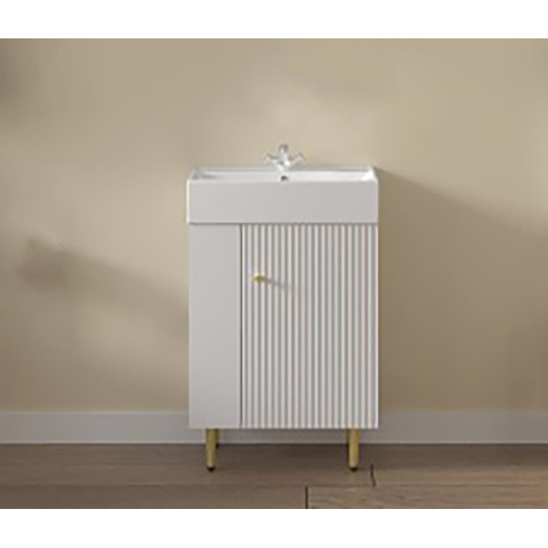 Meuble-lavabo 21,6 po avec rangement à droite