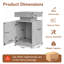 Table de chevet en bois manufacturé Stockhill-1514924476