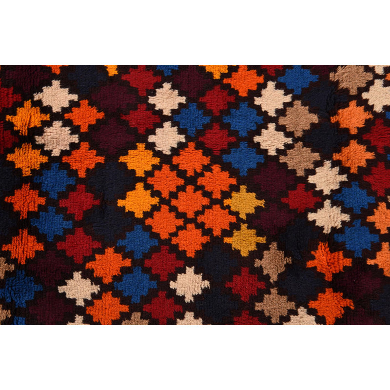 9 Ft Runner Peter Magenta Rug