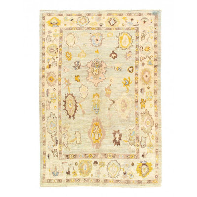 Fynleigh One-of-a-Kind 5'9'' X 9'8'' Lamb's Wool Area Rug Beige