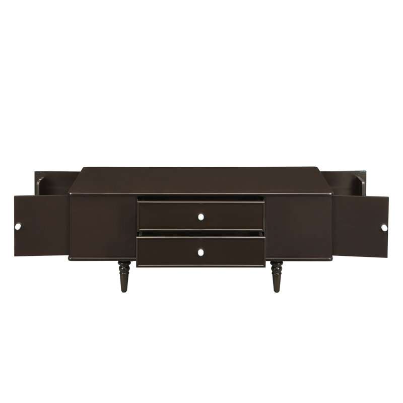 Table basse U-Can, Brun