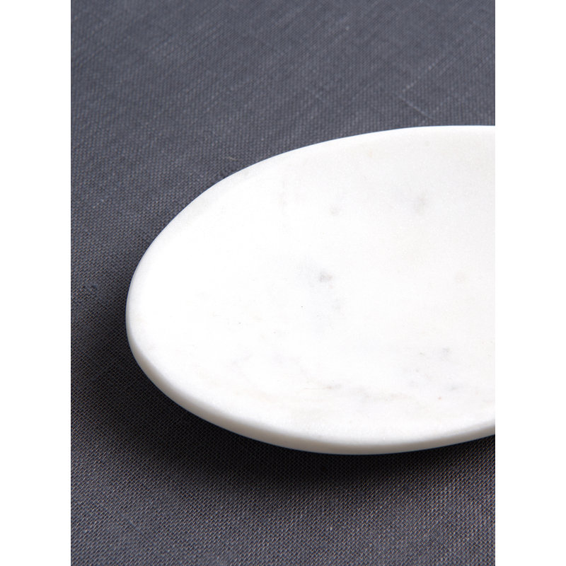 Mable Marble Oval Spoon Rest