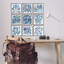 «Abstract Botanical Birds Flowers Layered Watercolor» par Chariklia Zarris, ensemble de 9 peintures sur toiles-70552266