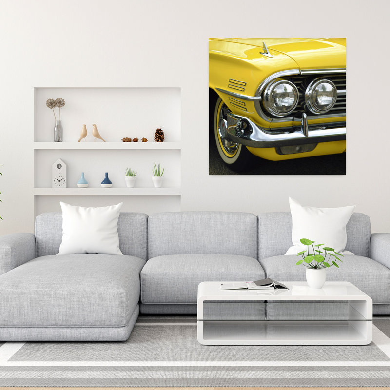 Sunburst El Camino, art rétro, H 36 po x l 36 po