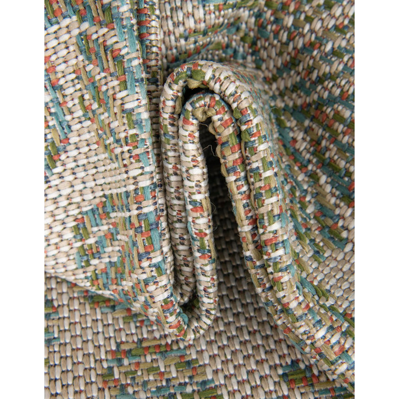 Tapis intérieur / extérieur Mehpare, Rond 6 pi 1 po
