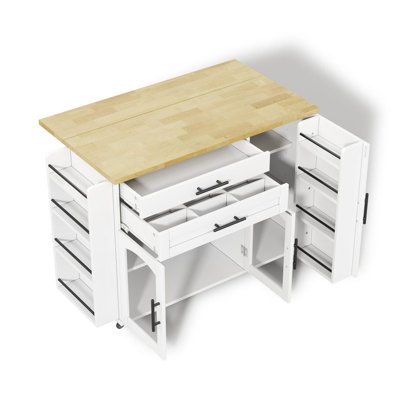 120 cm W Kitchen Island with Top