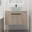 Ensemble de meuble-lavabo mural 30 po avec lavabo en céramique