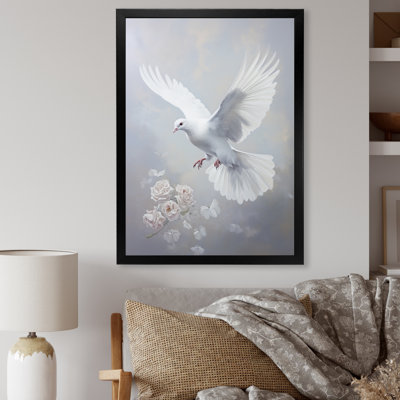 Tranquil Dove Harmony I - art mural colombe