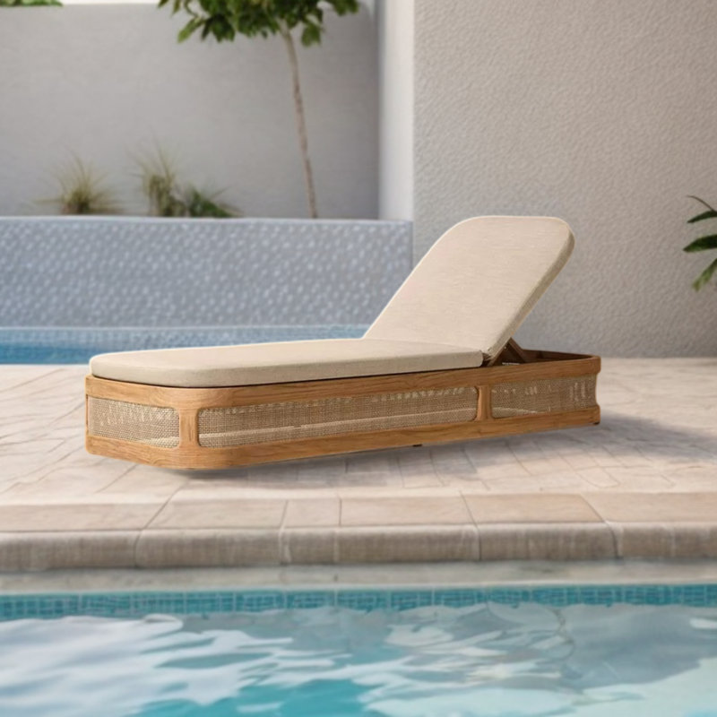 Chaise longue d'extérieur pour l'extérieur