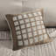 Édredon taupe charmeuse - taie décorative très moelleuse brillante 7 pièces