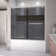 DreamLine Encore 56-60 in. W x 58 in. H Semi-Frameless Bypass Sliding Tub Door