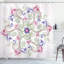 Ensemble de rideau de douche et crochets mandala-94831636-44323712