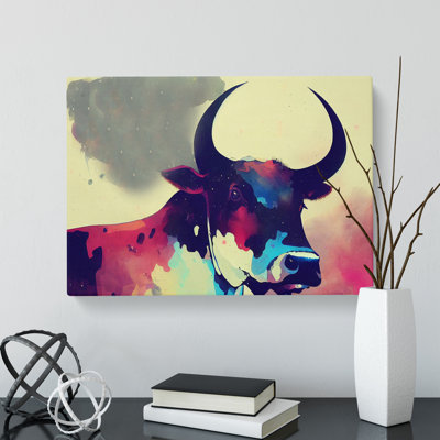 Cow Art Painting Vol.3 - Wrapped Canvas