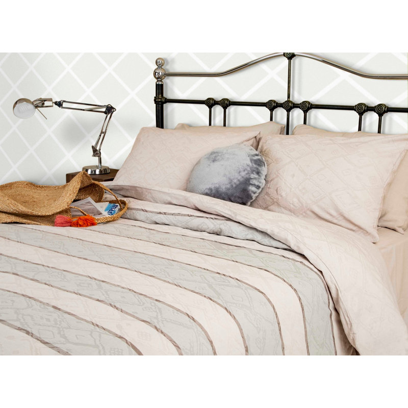 Cotton Striped Duvet Cover