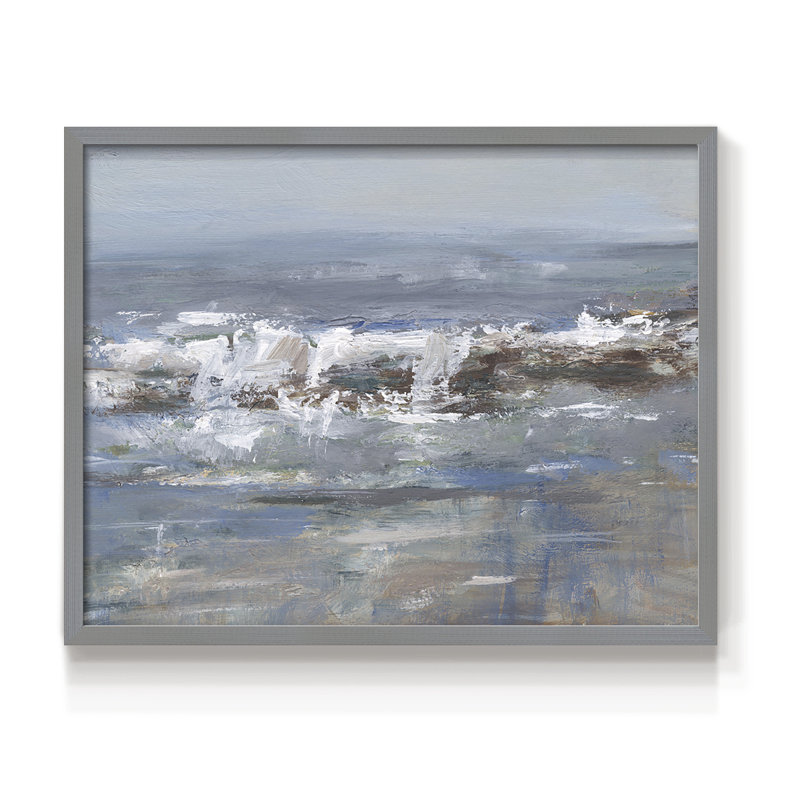 Overcast Tides I - Impression encadrée - Restickable, Gris, H 16 po x l 20 po