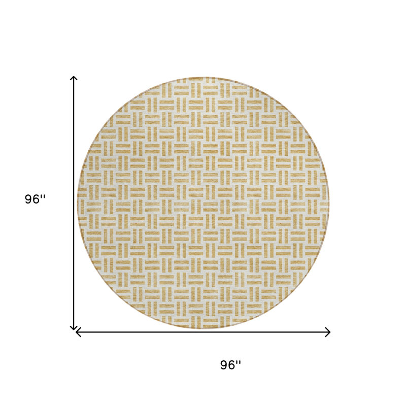 Tapis rond 8 po