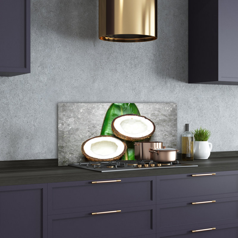 Aarjun 50cm W x 100cm L Glass Peel and Stick Panel