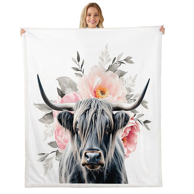 Coussin Highland Cow