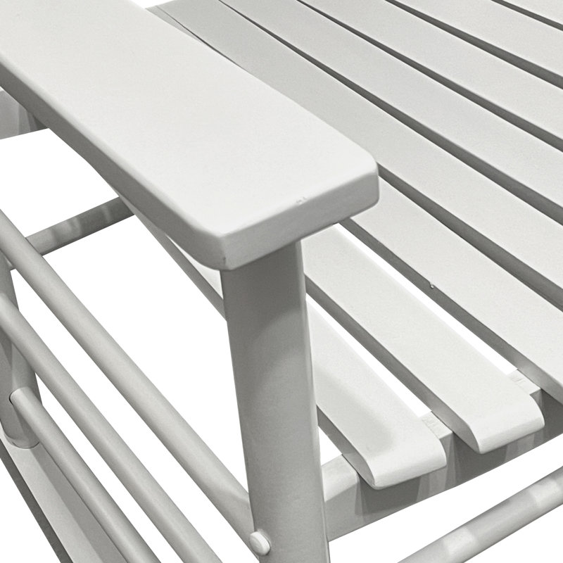 BALCONY PORCH ADULT ROCKING CHAIR, White