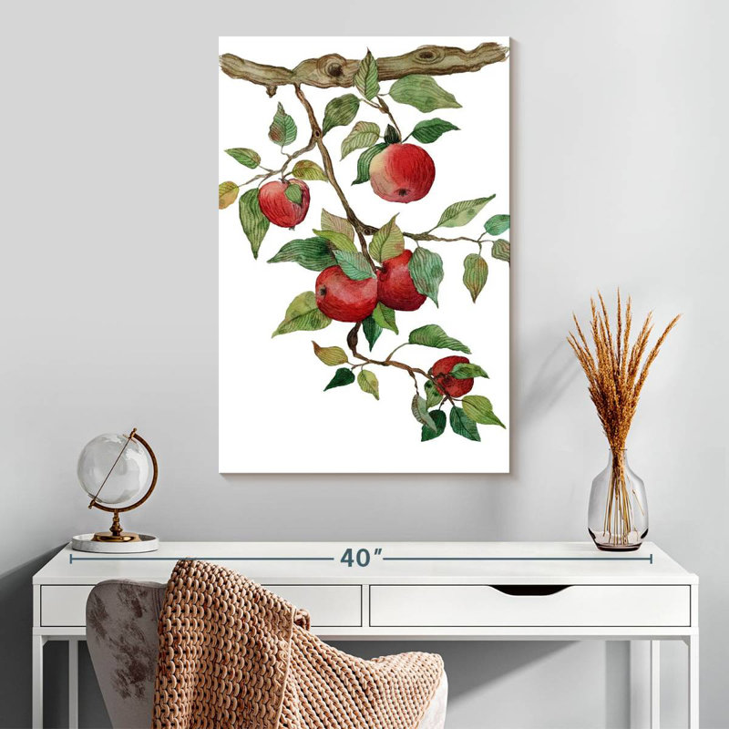 Yarlin Ripe Red Apples, 30" H x 20" W