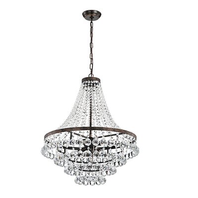 Kelly Clarkson Home Breanna 7 - Light Dimmable Tiered Chandelier ...