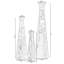 Vase de plancher décoratif en métal brossé-633384836-653755821