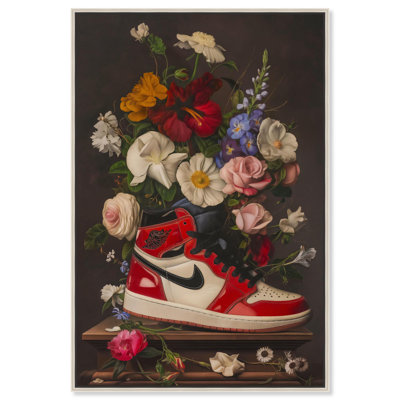 Toile Sneaker Bouquet II par Art Remedy