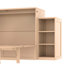 Lit escamotable minimaliste avec tiroirs et tablettes de rangement intégrés-1463662538